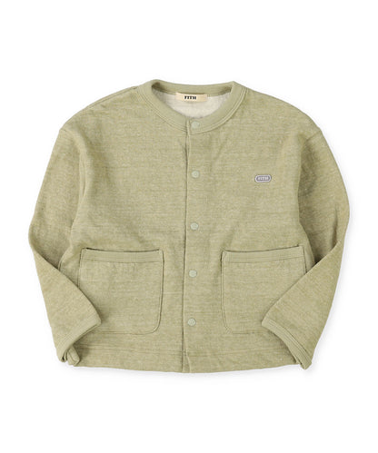 Melange Double Cloth Cardigan
