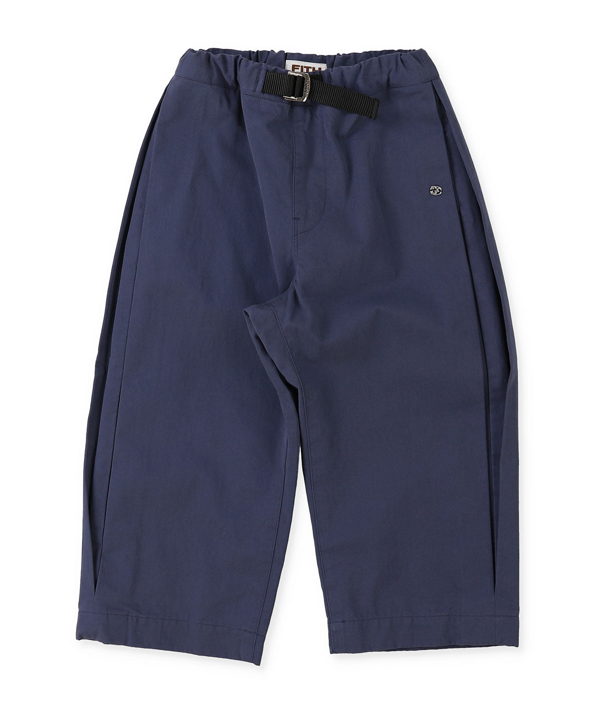Cotton Twill Side Tuck Pants