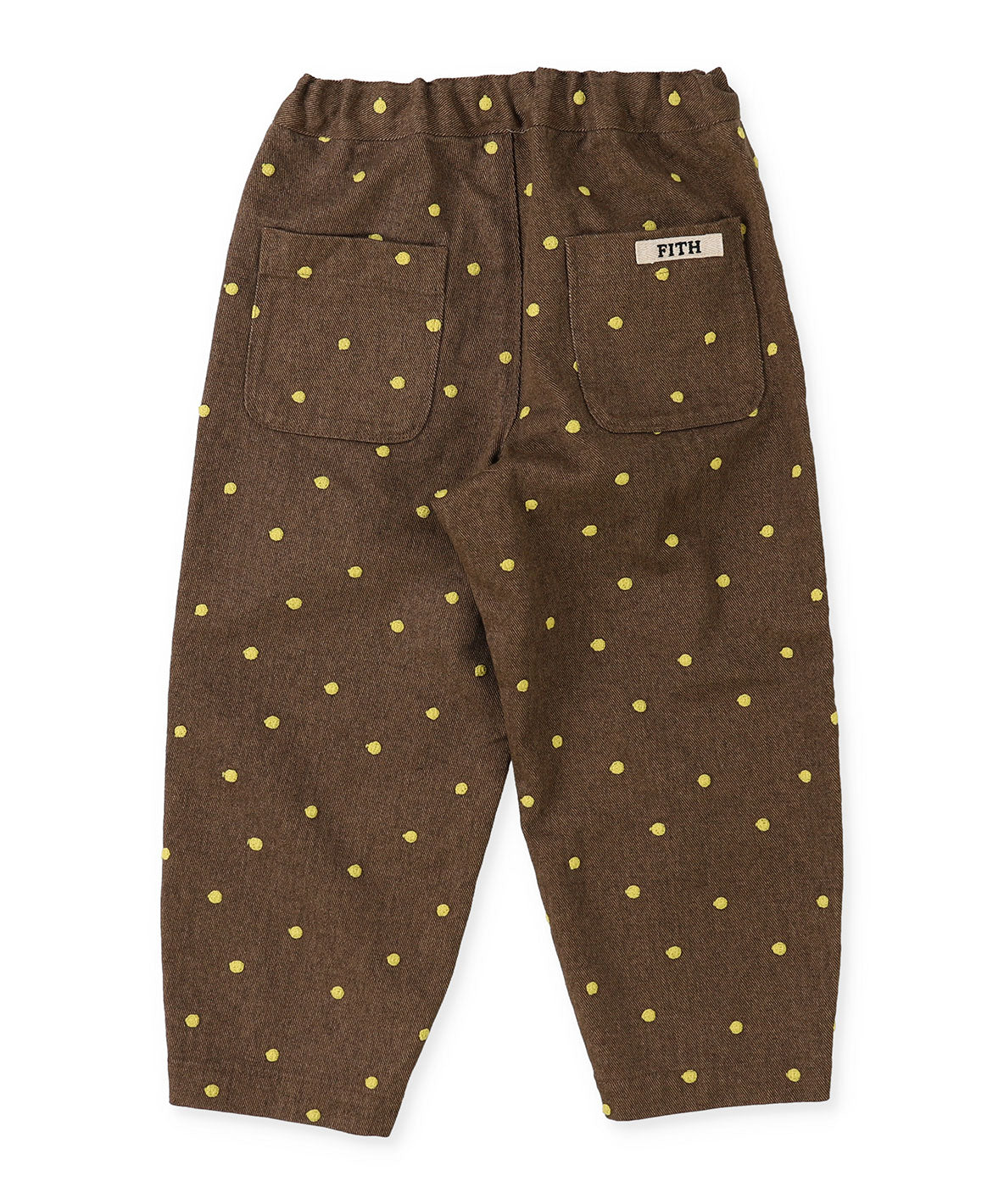 Embroidered Dot Pants