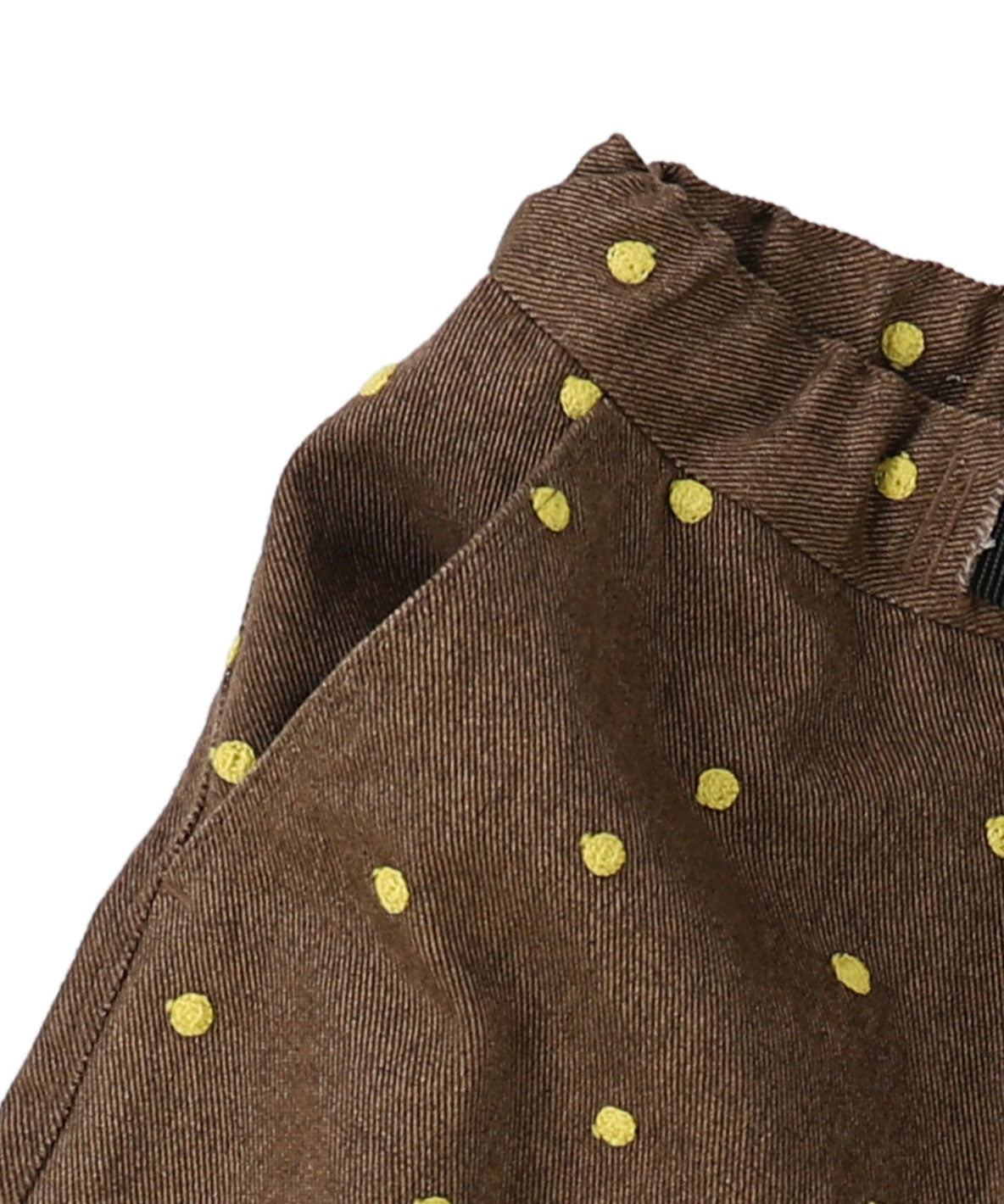 Embroidered Dot Pants