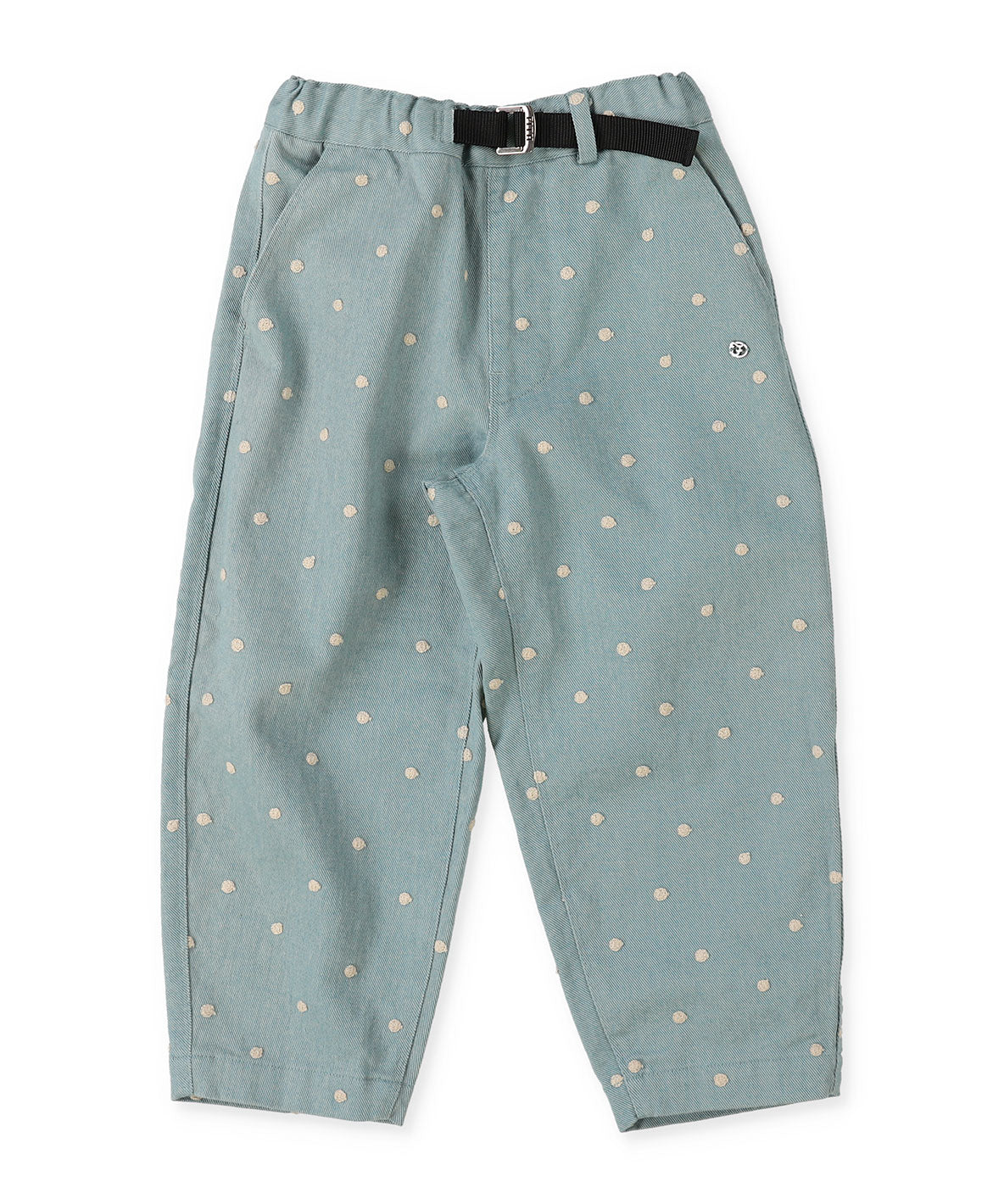 Embroidered Dot Pants