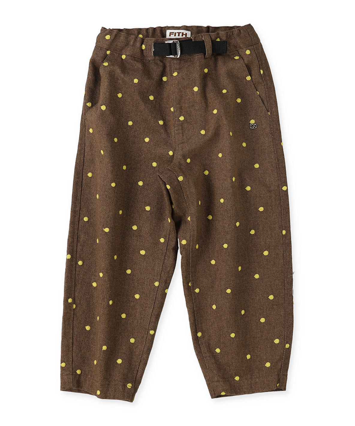 Embroidered Dot Pants