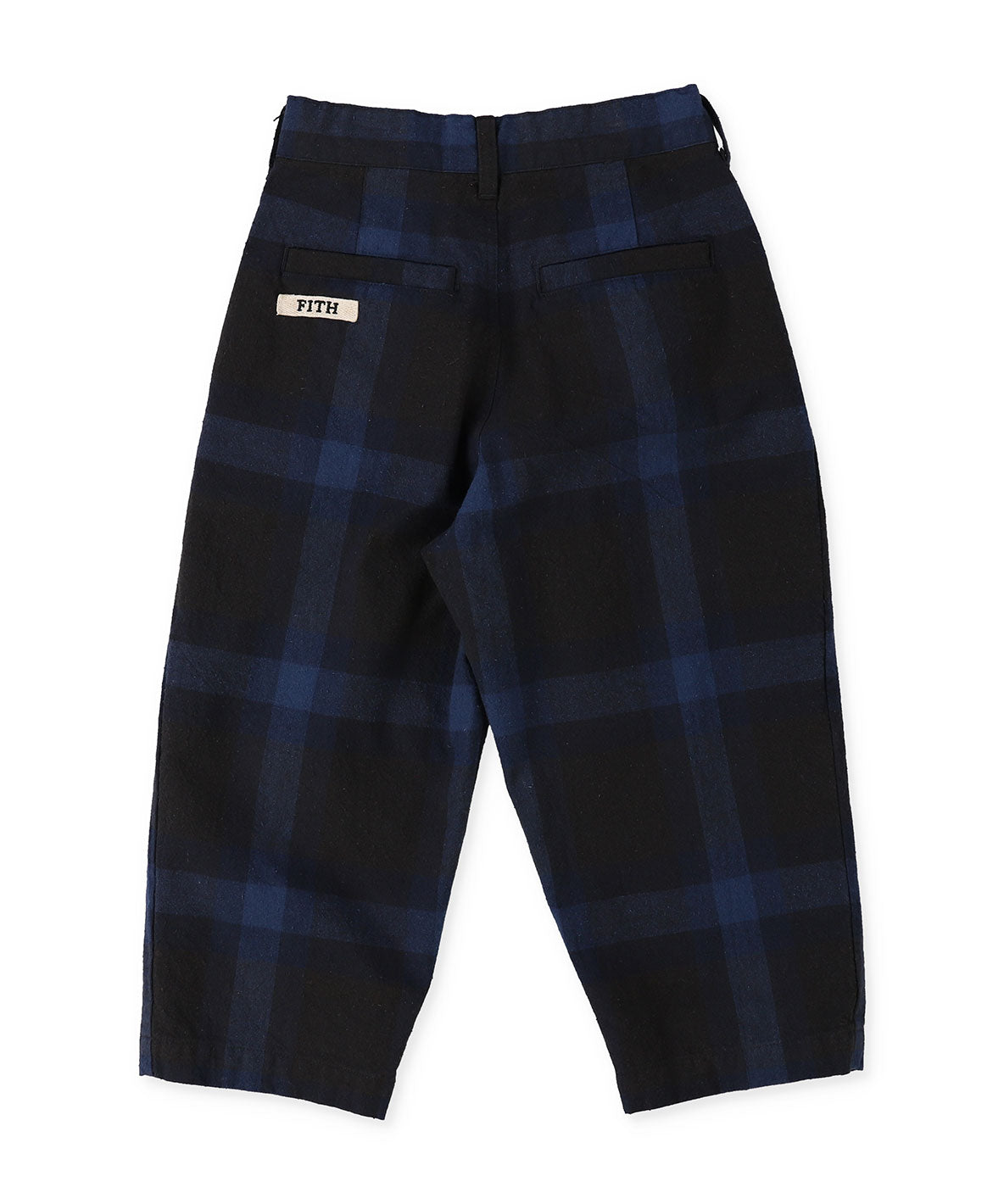 Cotton Nep Plaid Pants