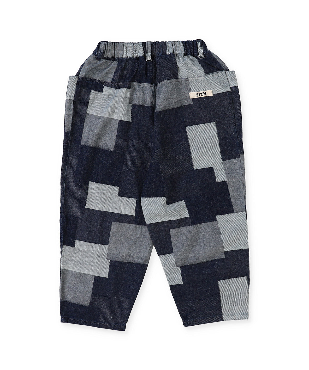 Patchwork Denim Pants