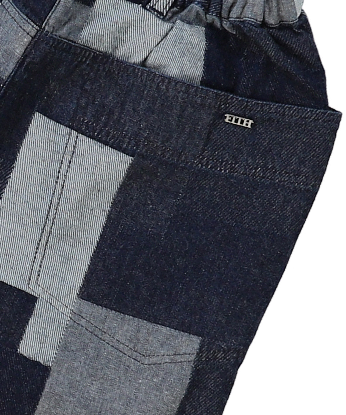 Patchwork Denim Pants