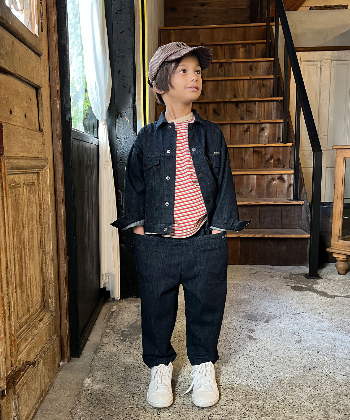 Side Pocket Denim Pants