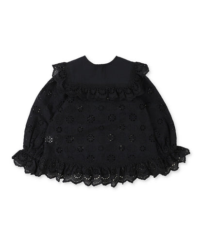 Cutwork Collar Blouse