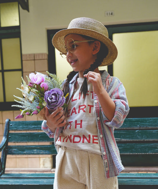 Striped Double Cloth Blouse