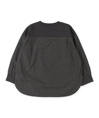 Smooth Cotton Jersey and Striped L/S Tee