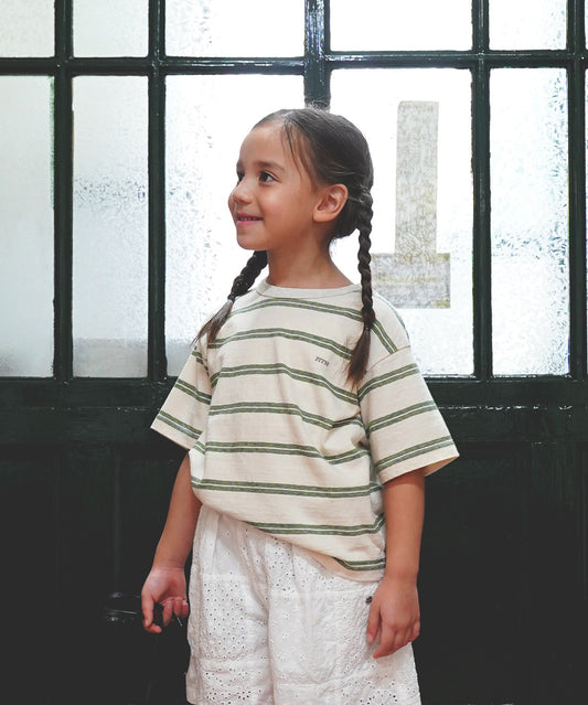 Recycled Cotton Striped Tee