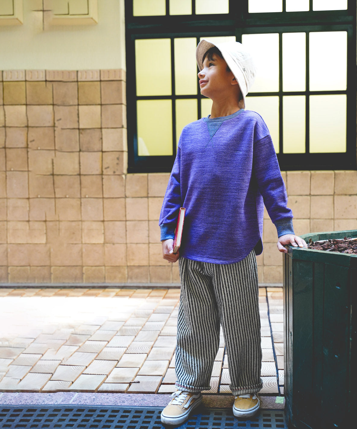 Spec-dyed Loopback L/S Sweatshirt