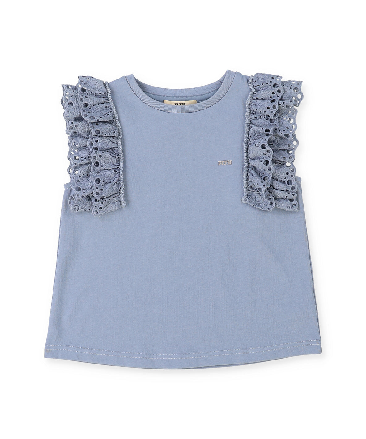 Smooth Cotton Jersey Lace Tee