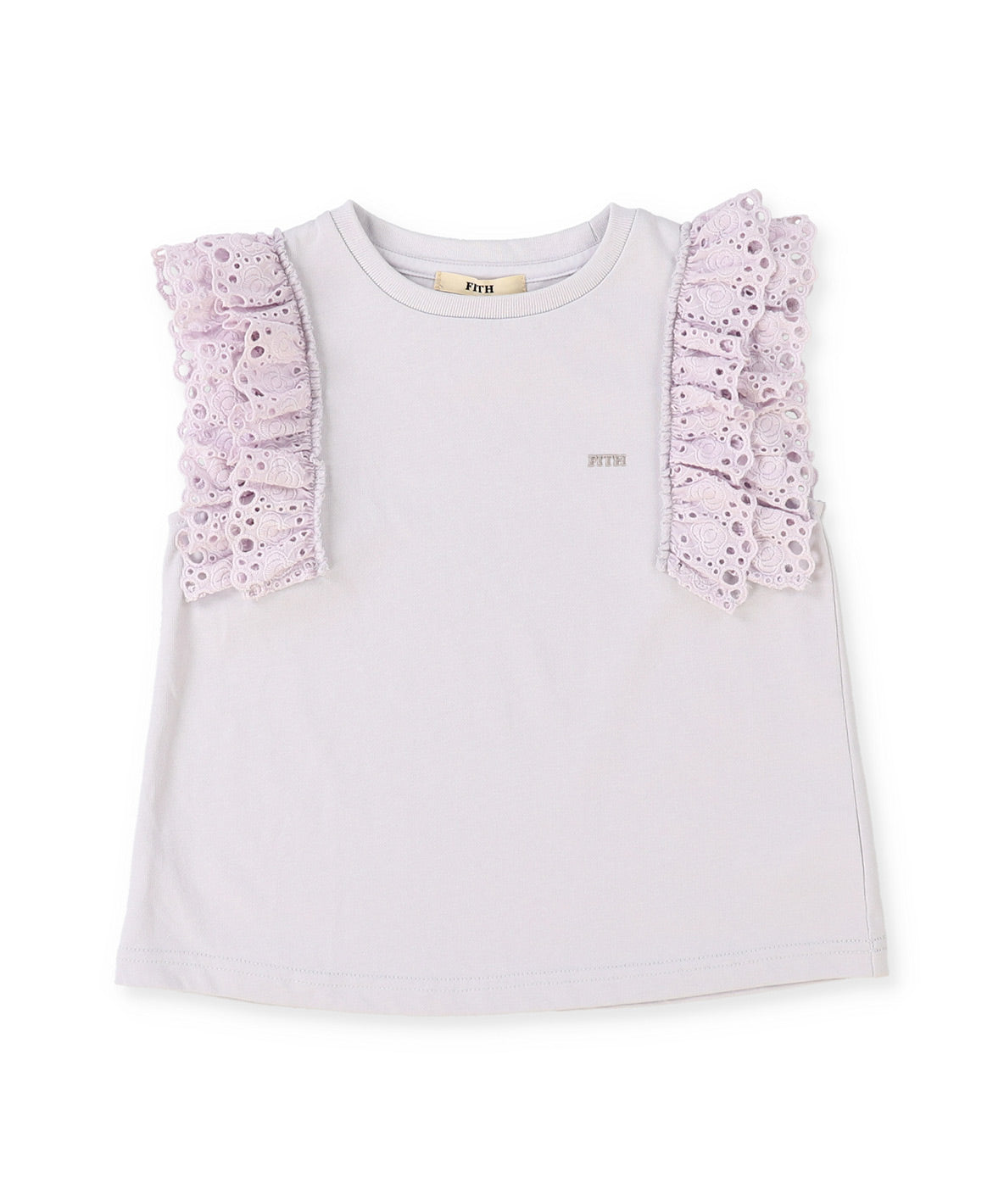 Smooth Cotton Jersey Lace Tee