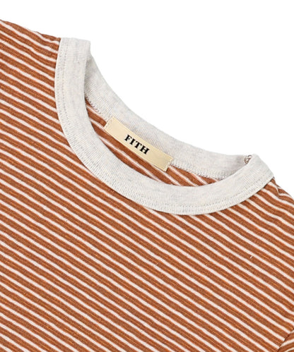 Recycled Cotton Striped L/S Tee