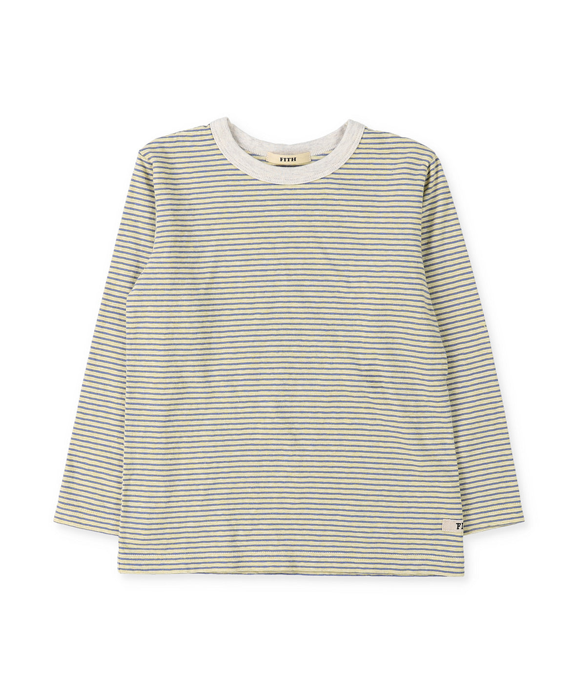 Recycled Cotton Striped L/S Tee