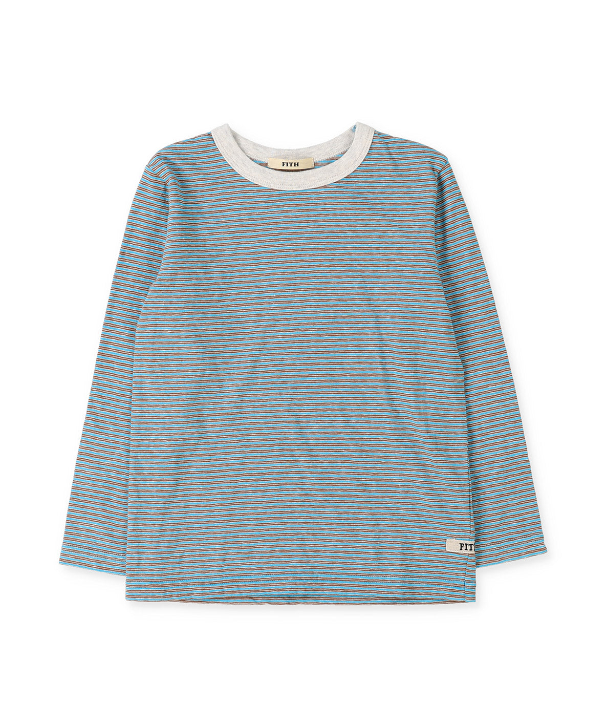 Recycled Cotton Striped L/S Tee