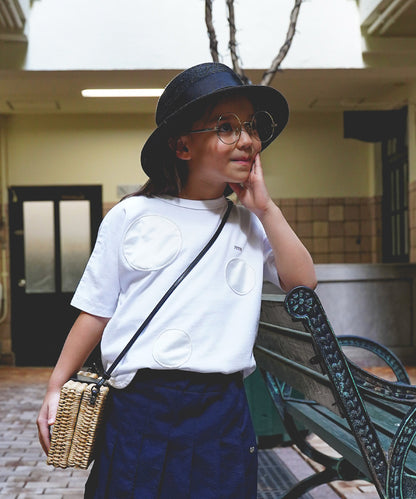 Smooth Cotton Jersey Dot Tee