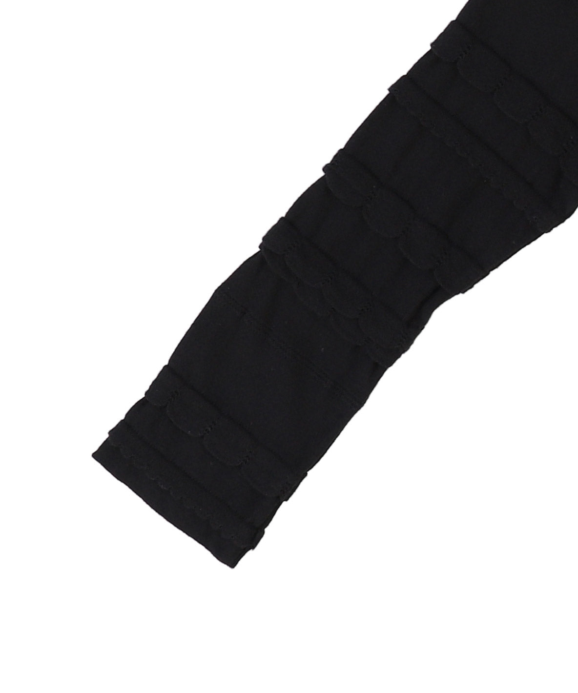 Scalloped Jacquard L/S Tee