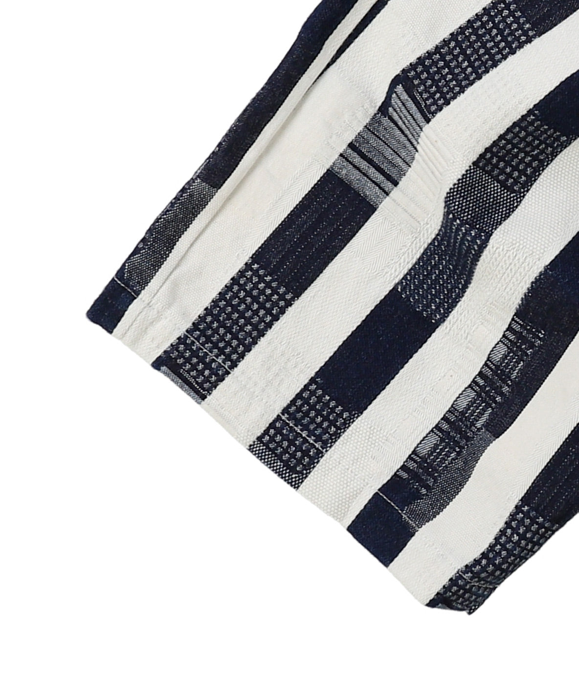 Striped Patchwork Shorts