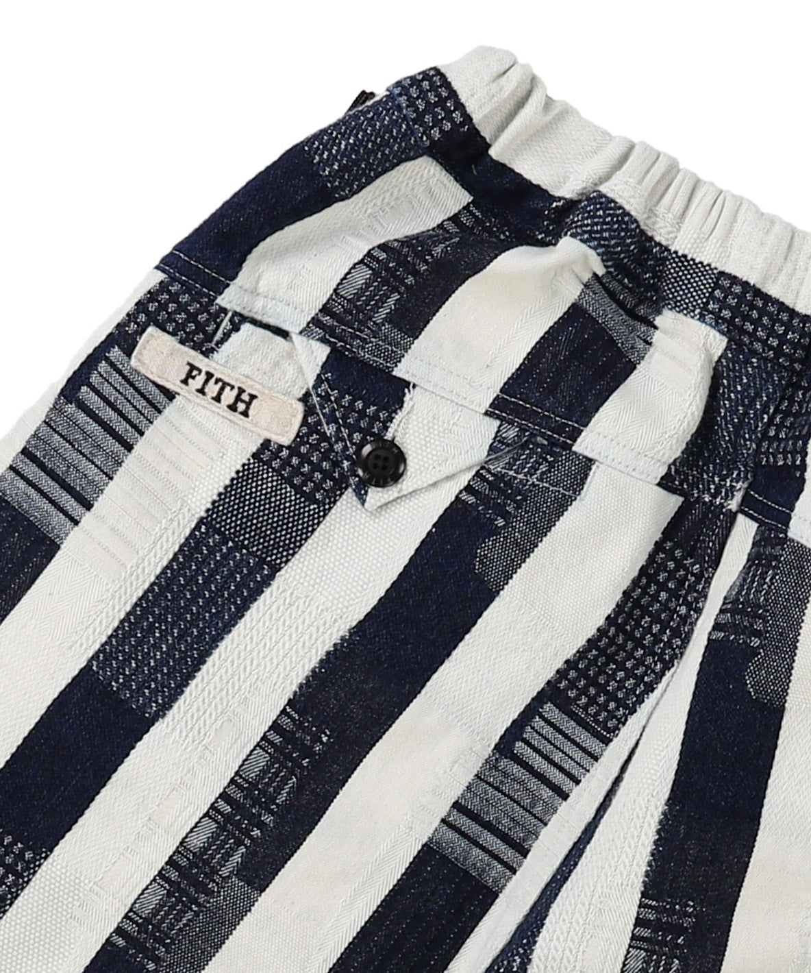 Striped Patchwork Shorts