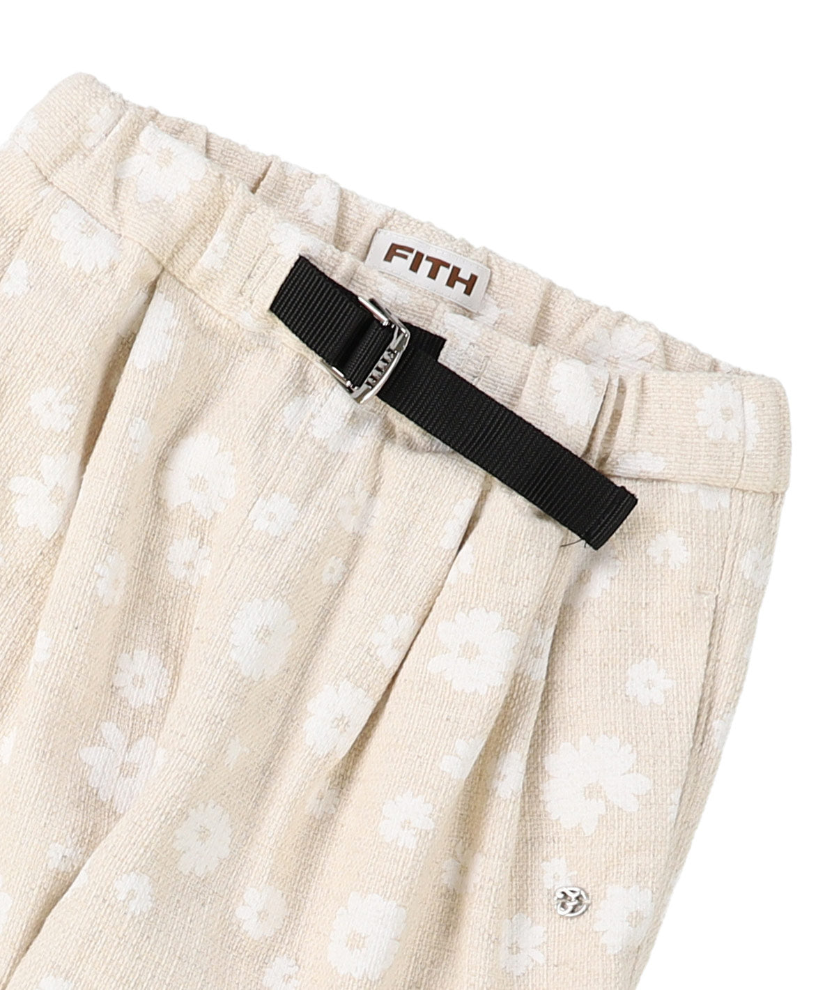 Floral Cotton Linen Long Pants