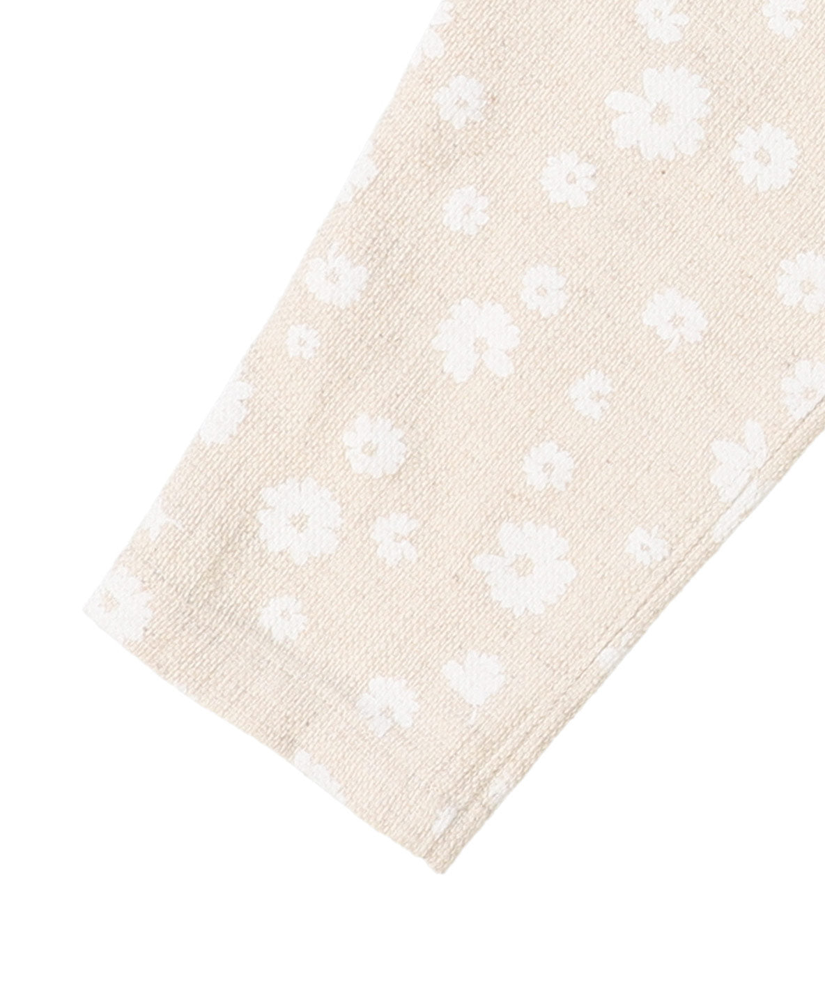 Floral Cotton Linen Long Pants
