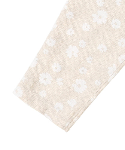 Floral Cotton Linen Long Pants