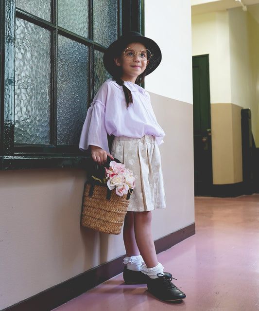 Floral Cotton Linen Cullottes