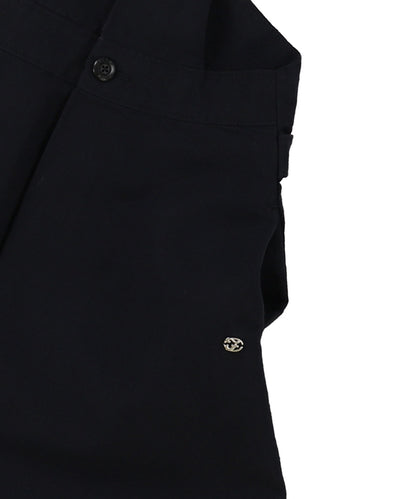 Cotton Linen Weather Cloth Salopette Skirt