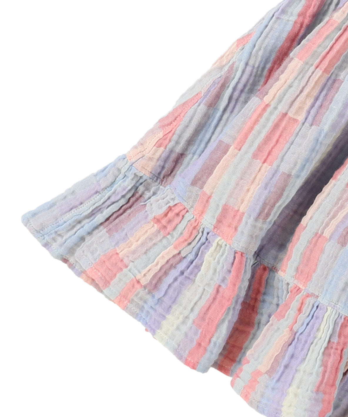 Baby Striped Double Cloth Frill Dress