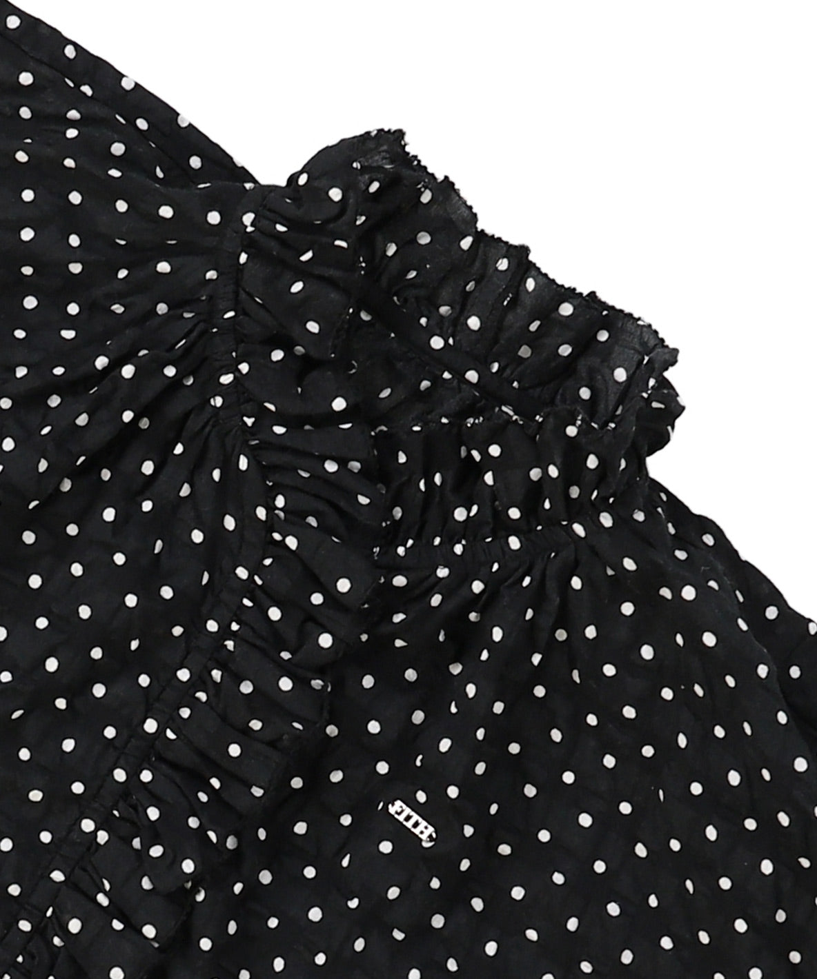 Dot Ruffle Blouse