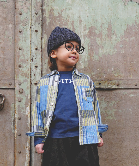 Striped Double Cloth L/S Shirt