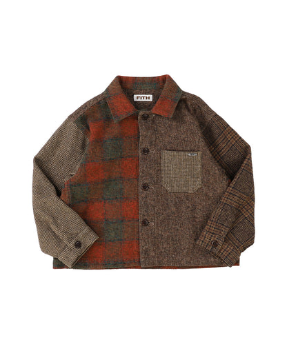 Cotton Tweed Shirt Jacket