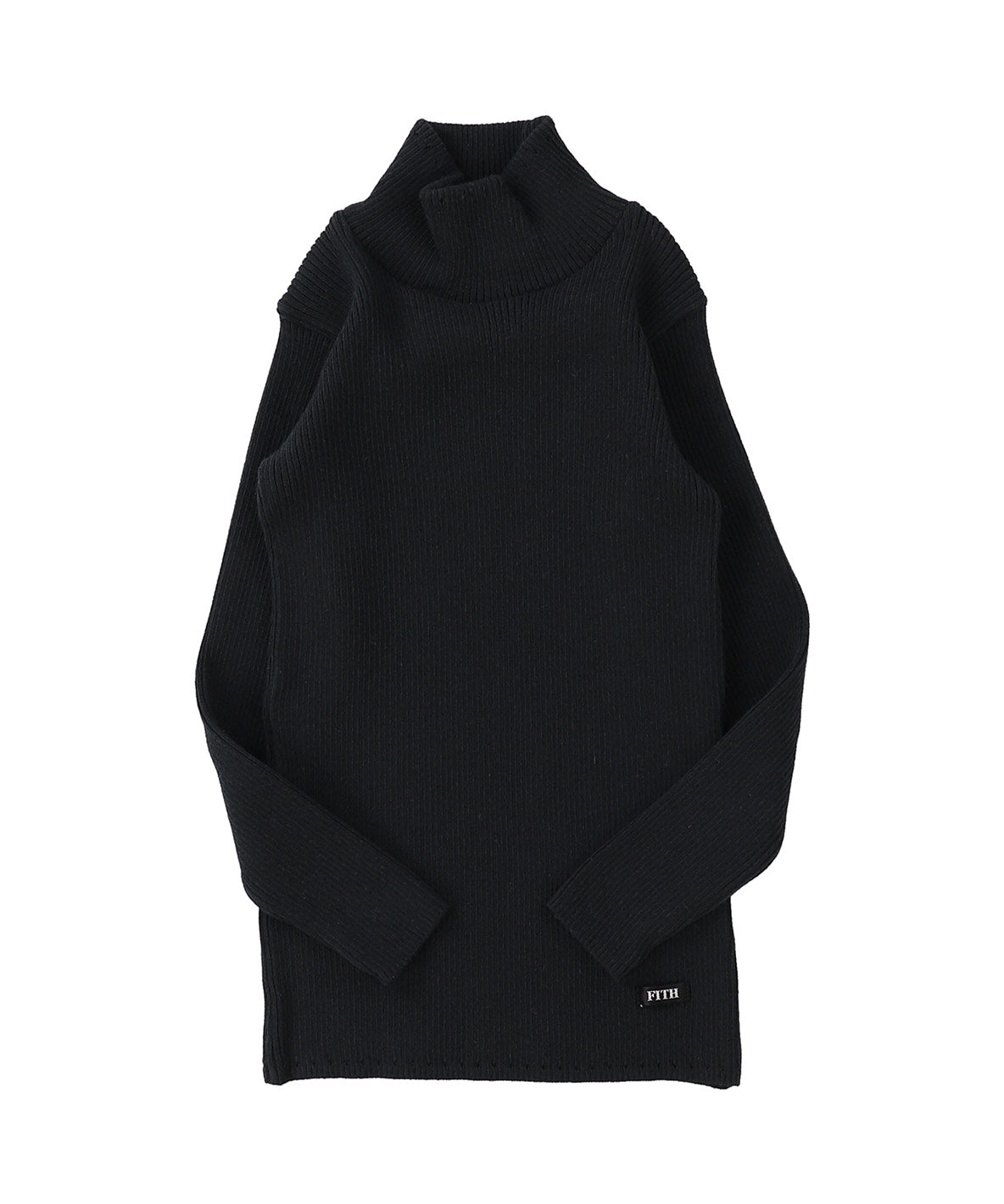 Washable Cotton L/S Turtleneck Knit
