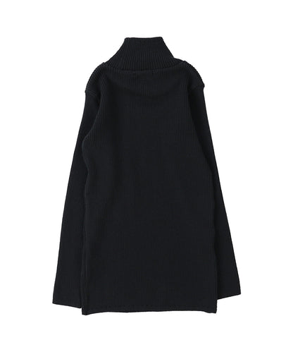 Washable Cotton L/S Turtleneck Knit