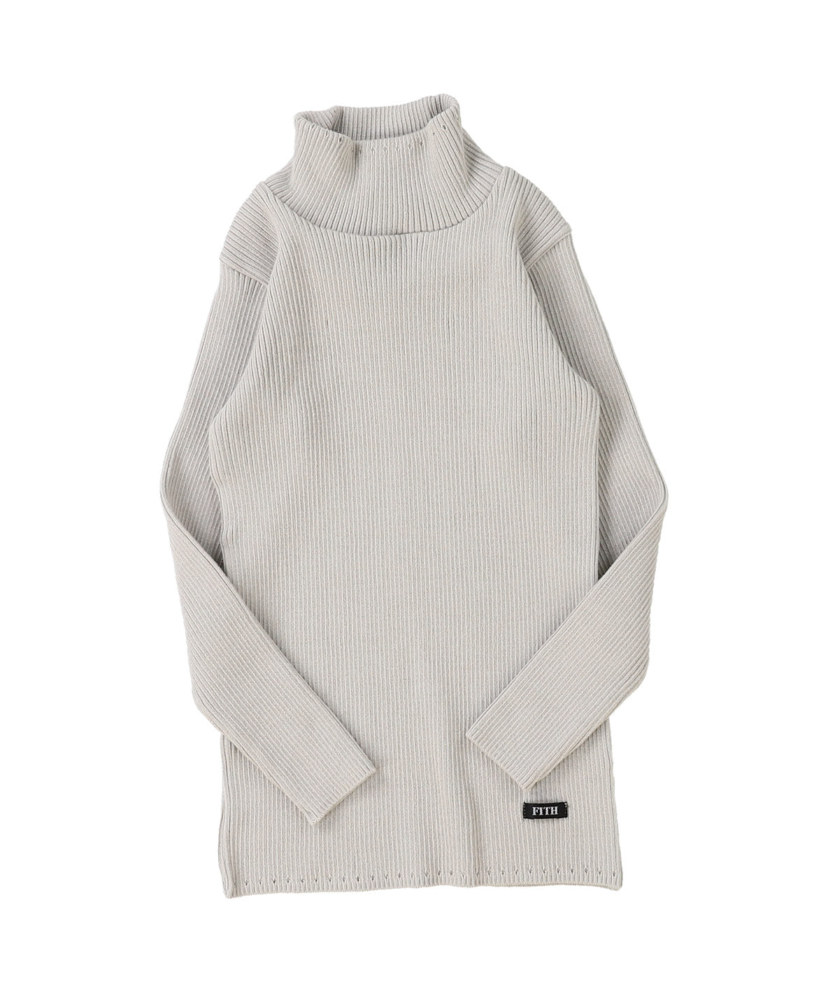 Washable Cotton L/S Turtleneck Knit