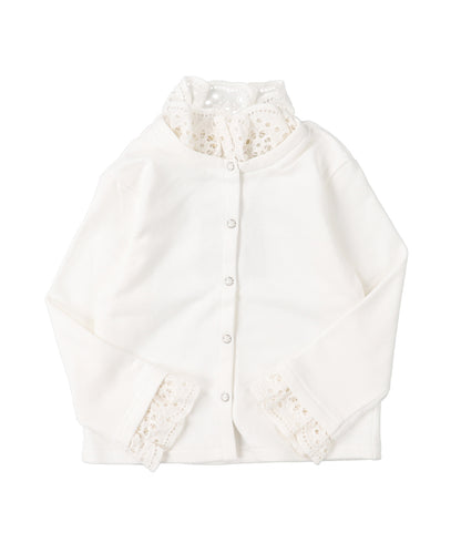 Ruffled Cardigan