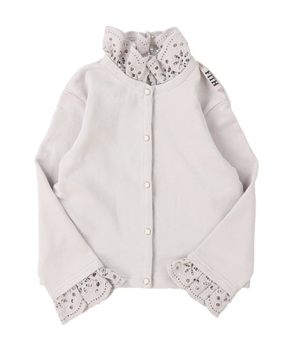 Ruffled Cardigan