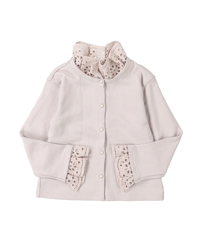 Ruffled Cardigan