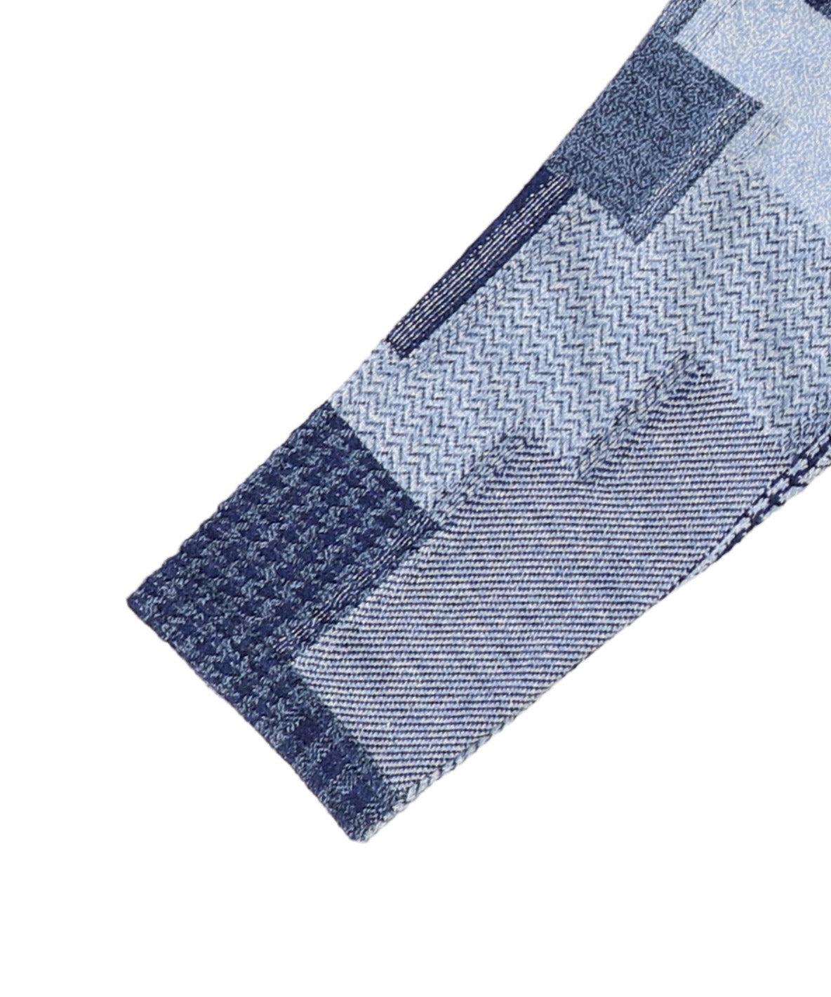Patchwork Mockneck Tee