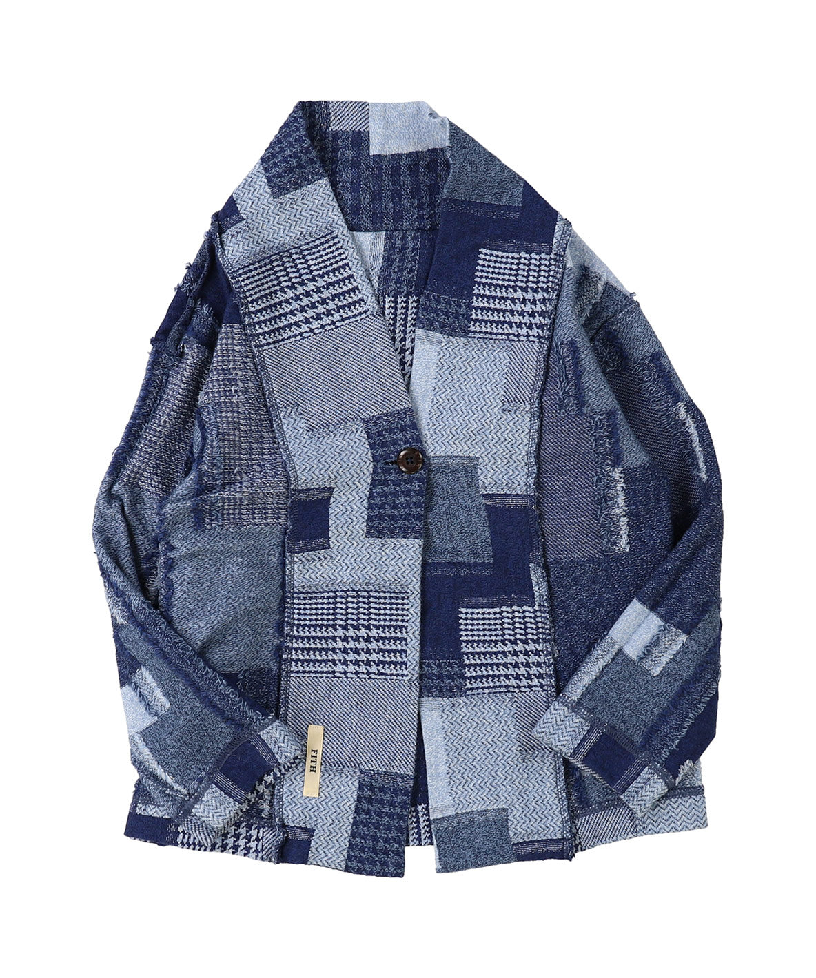 Patchwork Reversible Cardigan