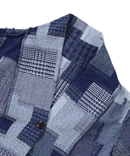 Patchwork Reversible Cardigan