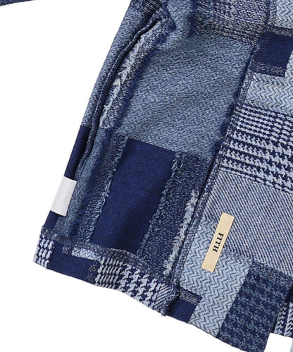 Patchwork Reversible Cardigan