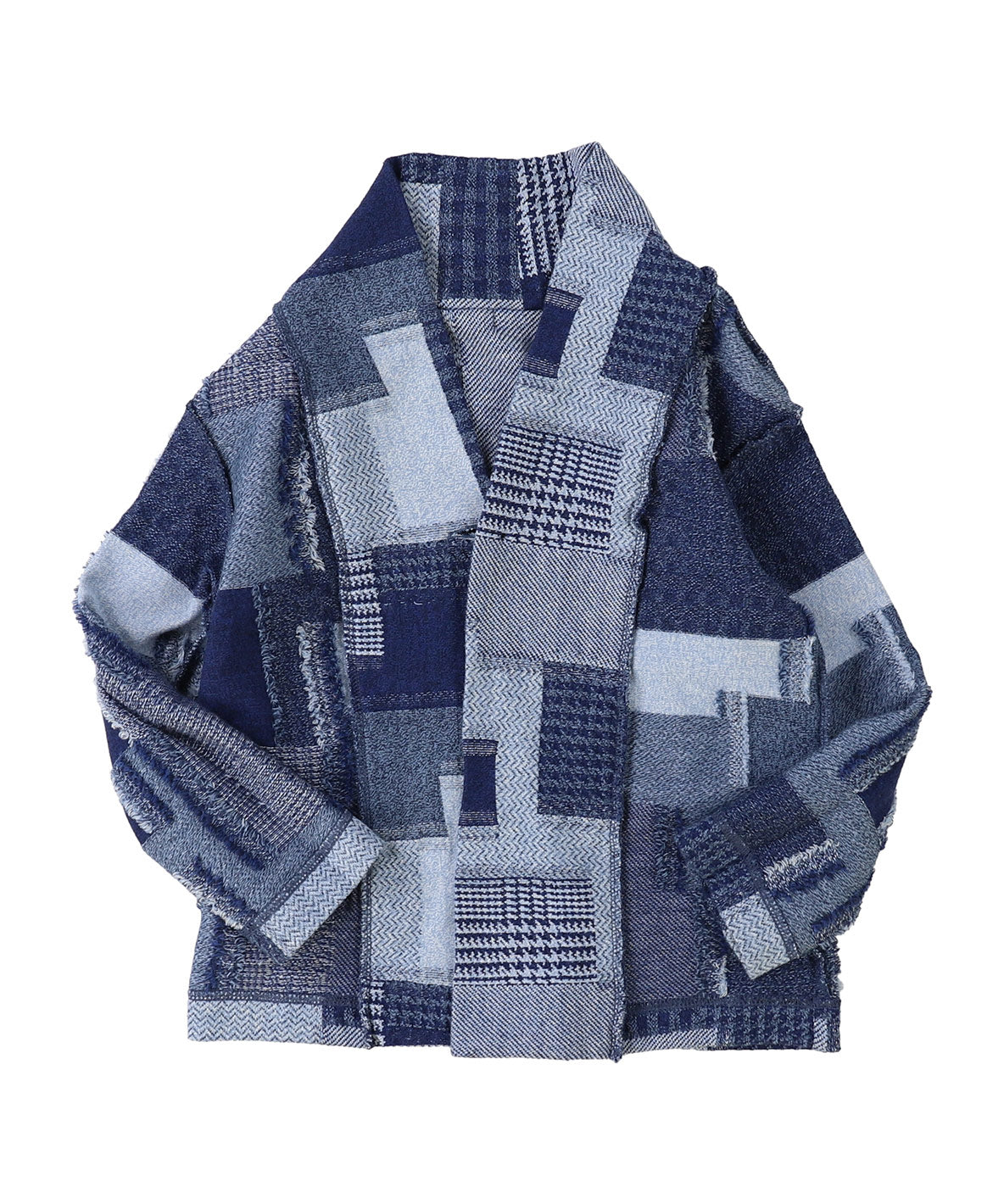 Patchwork Reversible Cardigan
