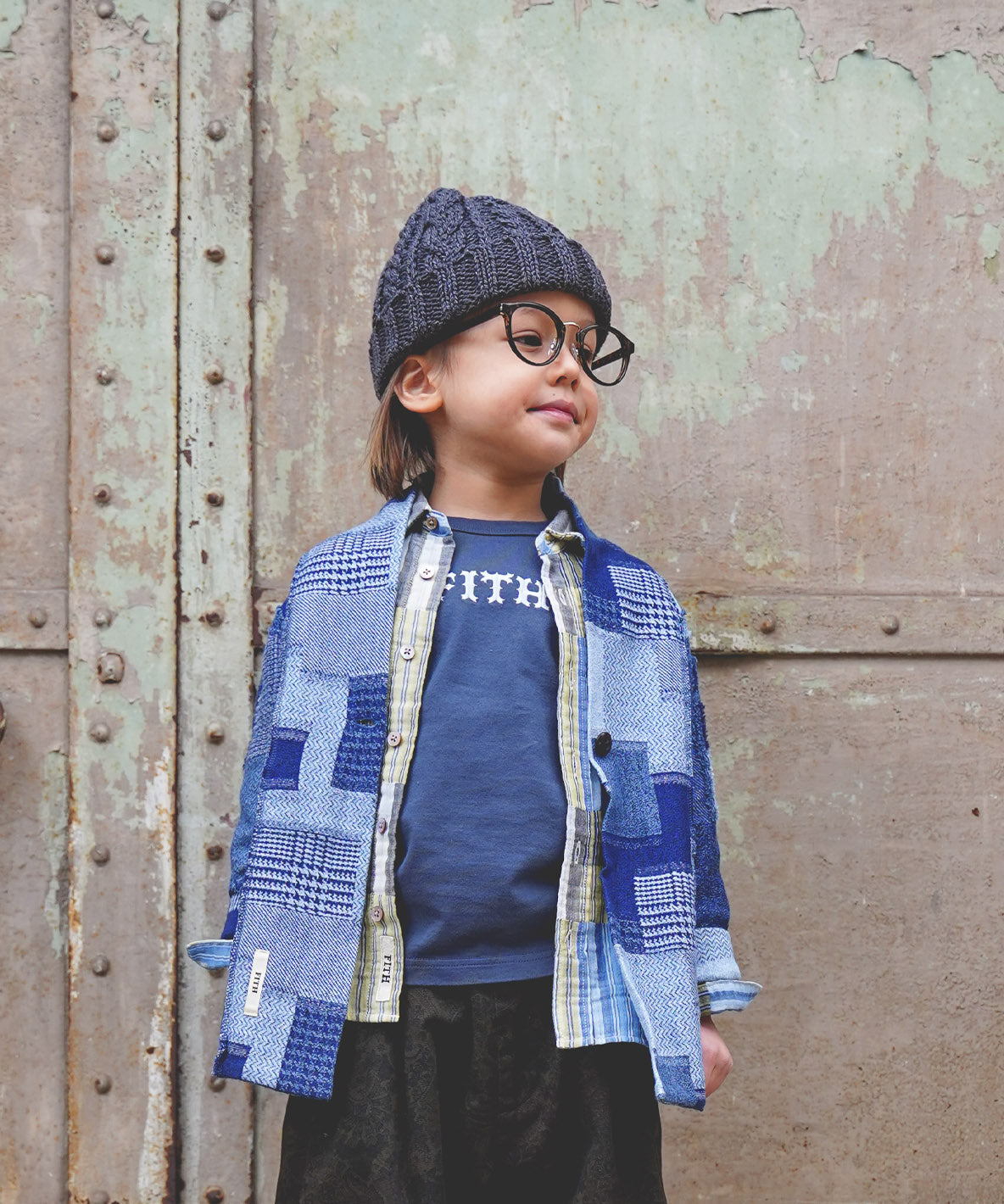 Patchwork Reversible Cardigan