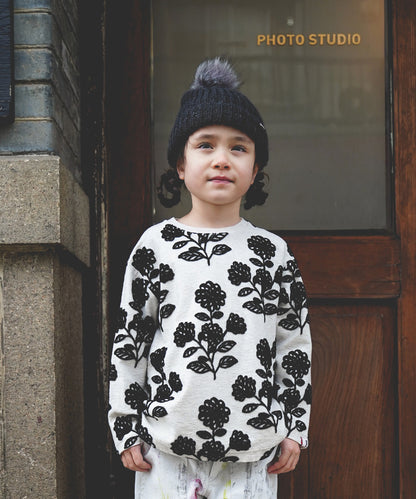 Floral Velore Jacquard Pullover