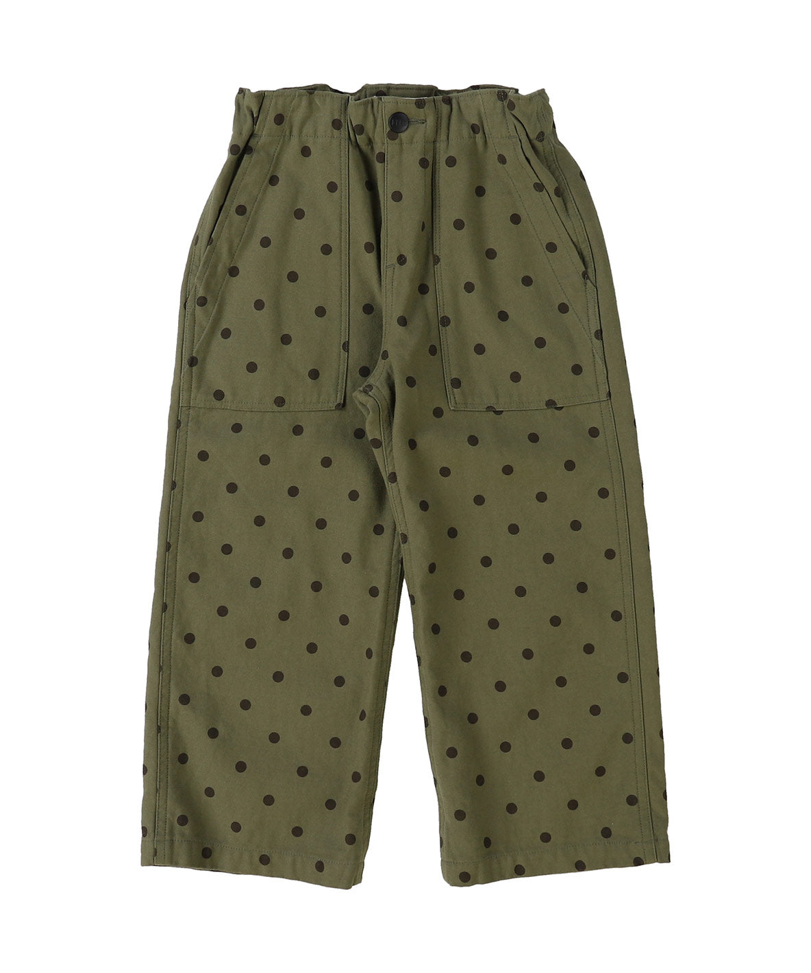 Dot Back Satin Pants
