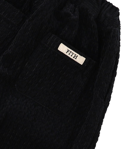 Cotton Sheersucker Corduroy Pants