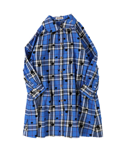 Dot Plaid Dress