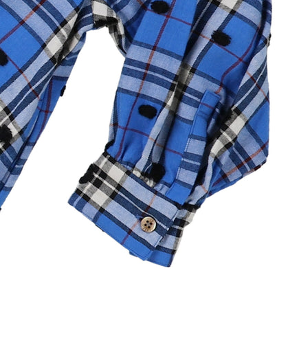 Dot Plaid Dress